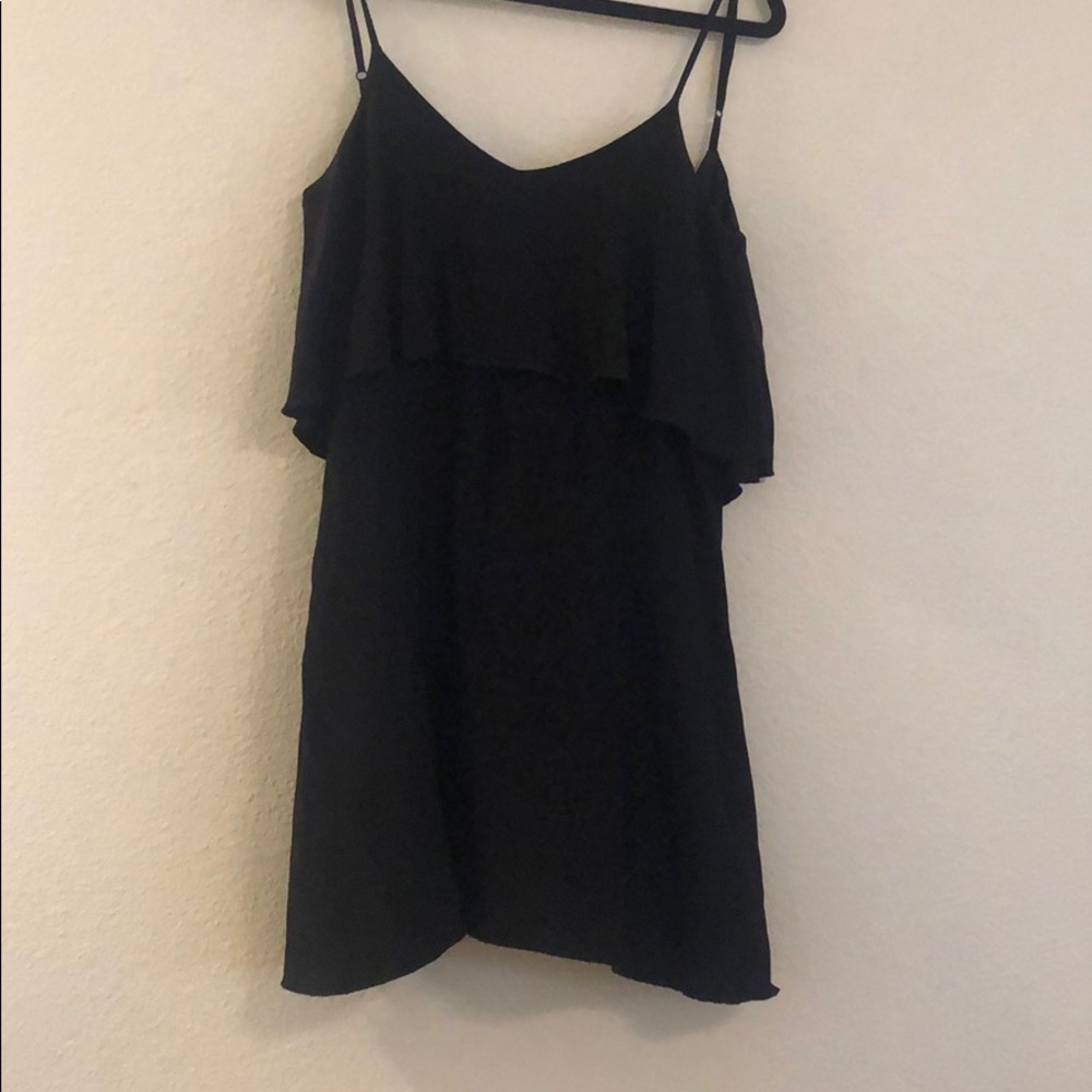 Blu moon black slip dress